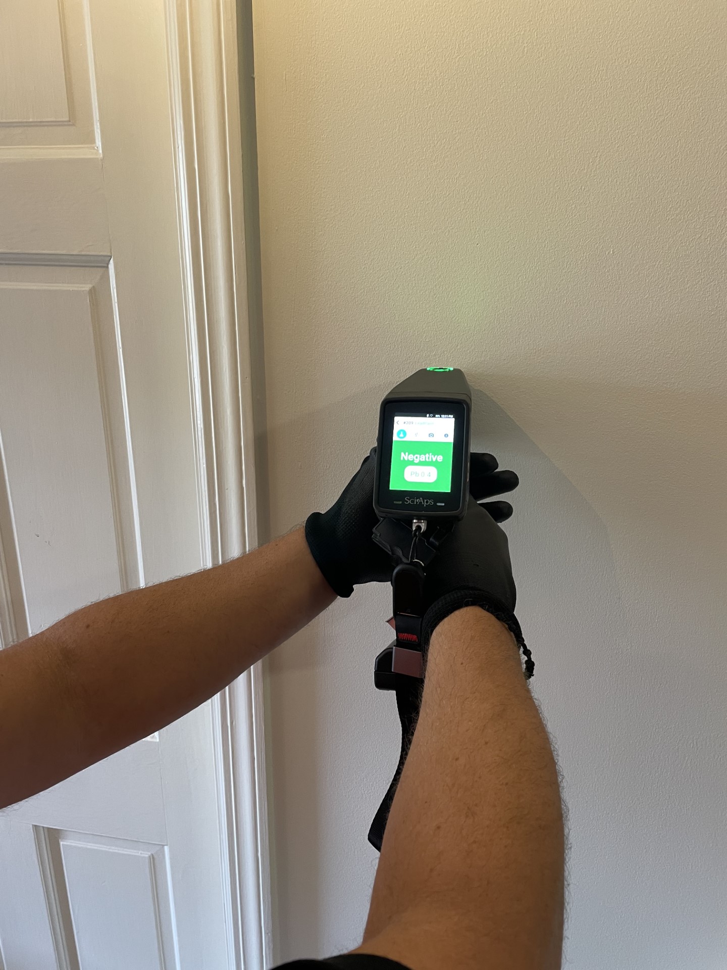 An XRF Gun with a Negative Reading